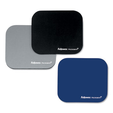 Fellowes® Mouse Pad W-microban, Nonskid Base, 9 X 8, Navy freeshipping - TVN Wholesale